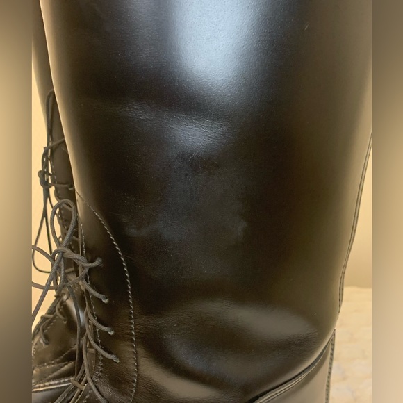 Black Leather with Laces Riding Boot - Picture 10 of 10